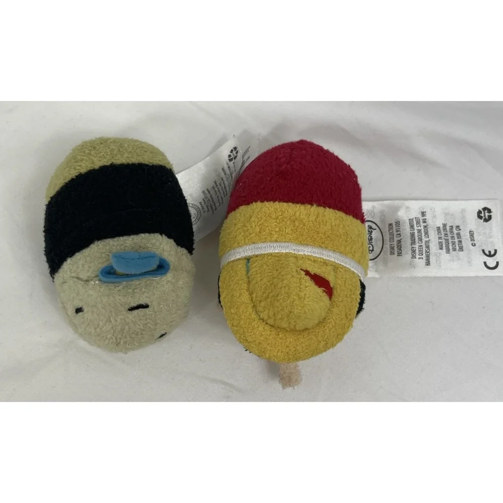 Disney‎ Tsum Tsum Pinocchio Jiminy Cricket Mini Plush, Set Of 2